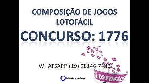 lotofácil 1776,lotofacil 1776 de quarta